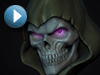 Necro 1- Stylized Skull